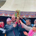 बेथानचोक गाउँपालिकास्तरीय राष्ट्रपति रनिङ शिल्डको उपाधि पार्वती माविको हातमा