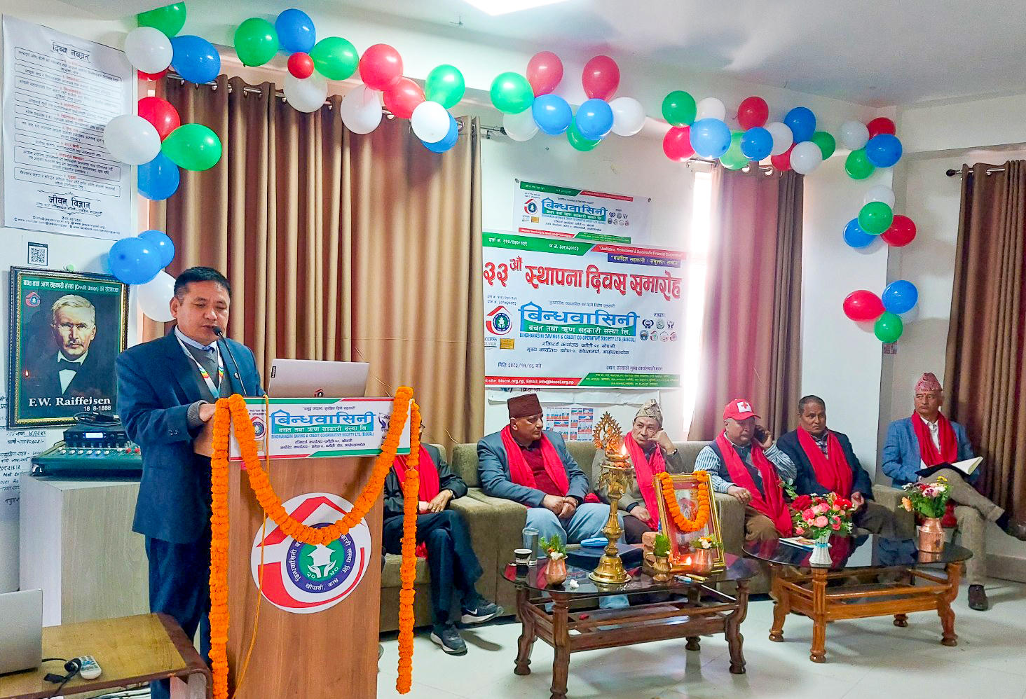 विभिन्न कार्यक्रम गरी बिन्धवासिनी साकोसले मनायो ३३औं स्थापना दिवस