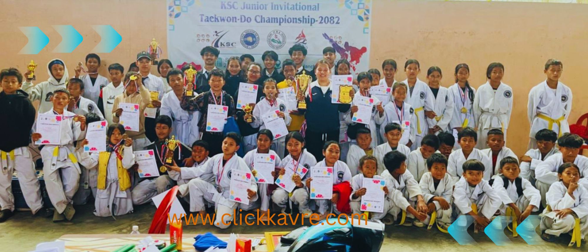 राक्सिराङ तेक्वान्दो डोजाङलाई केएससी जुनियर आमन्त्रण तेक्वान्दोको उपाधि