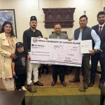 केम्यान आइल्याण्डका नेपालीद्वारा सरकारलाई ज्ञापनपत्र, बाढीपहिरो पीडितका लागि १२ हजार डलर सहयोग